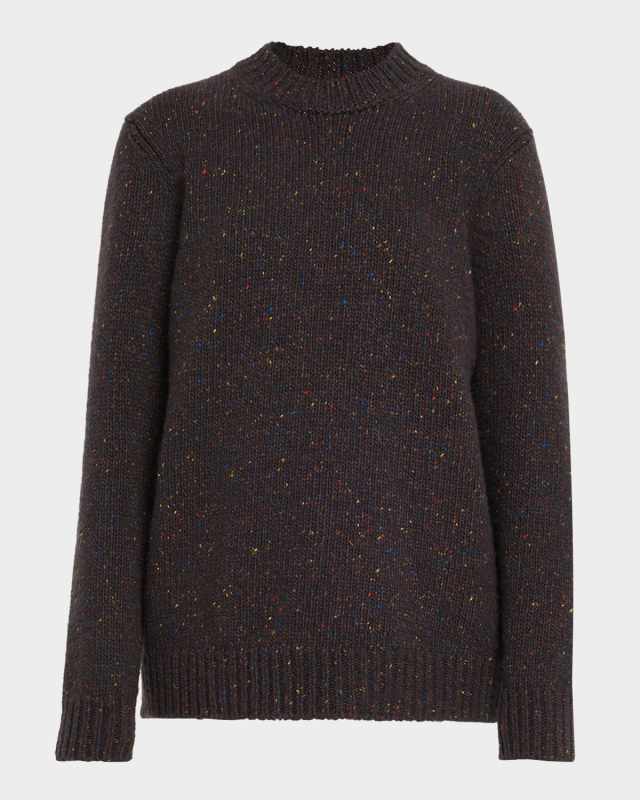 Alfie Speckled Cashmere Knit Sweater